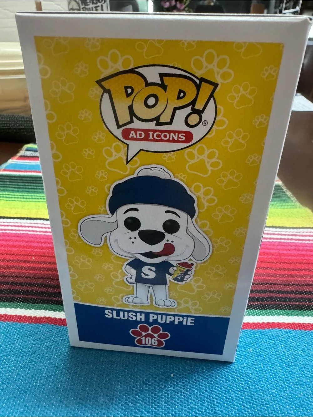 Funko Slush Puppie Flocked Vinyl Figure - White, Blue, Red, Yellow